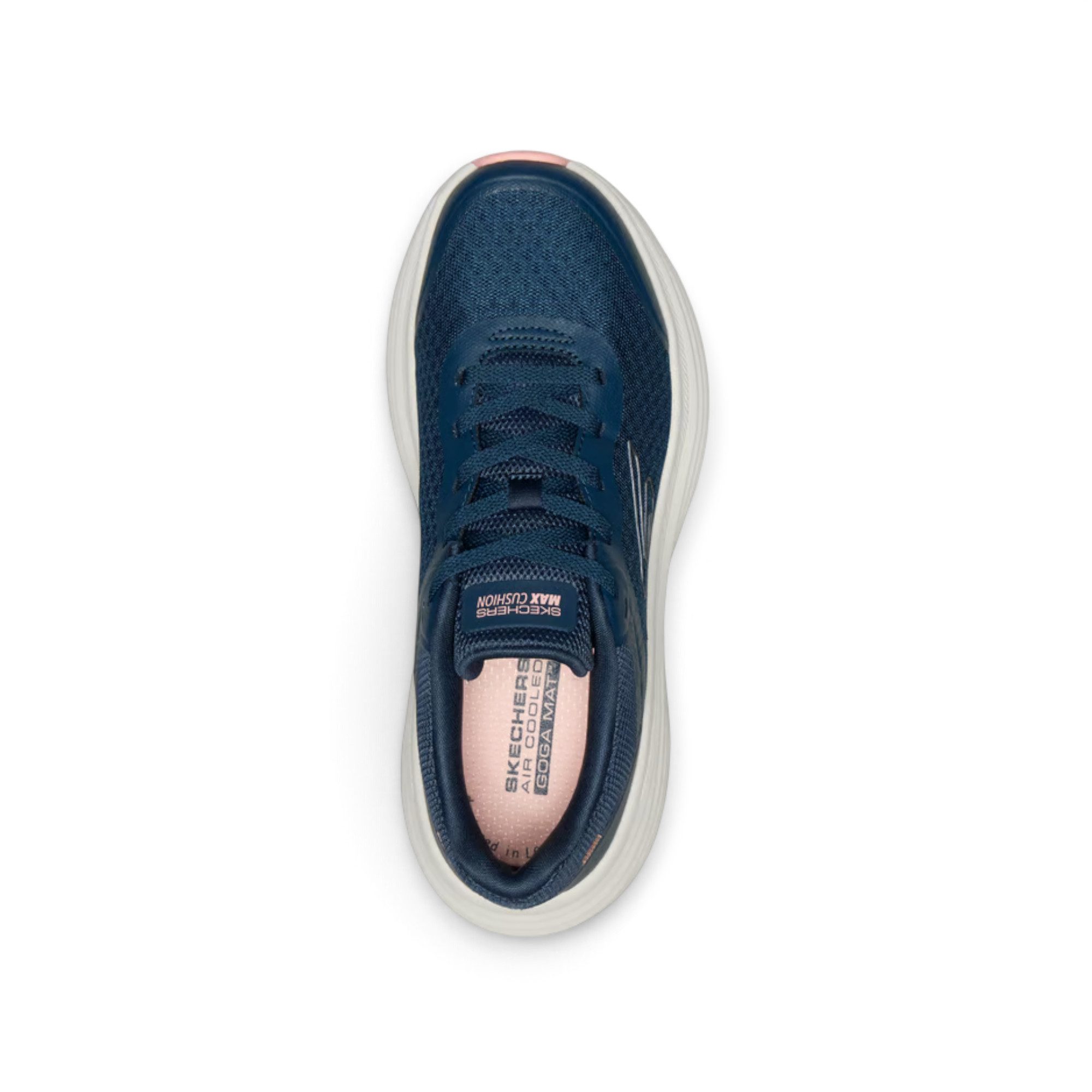 Skechers Max Cushioning Endeavour (Dämpfung) navyblau/rosa Damen Laufschuh – Bild 2 von 5