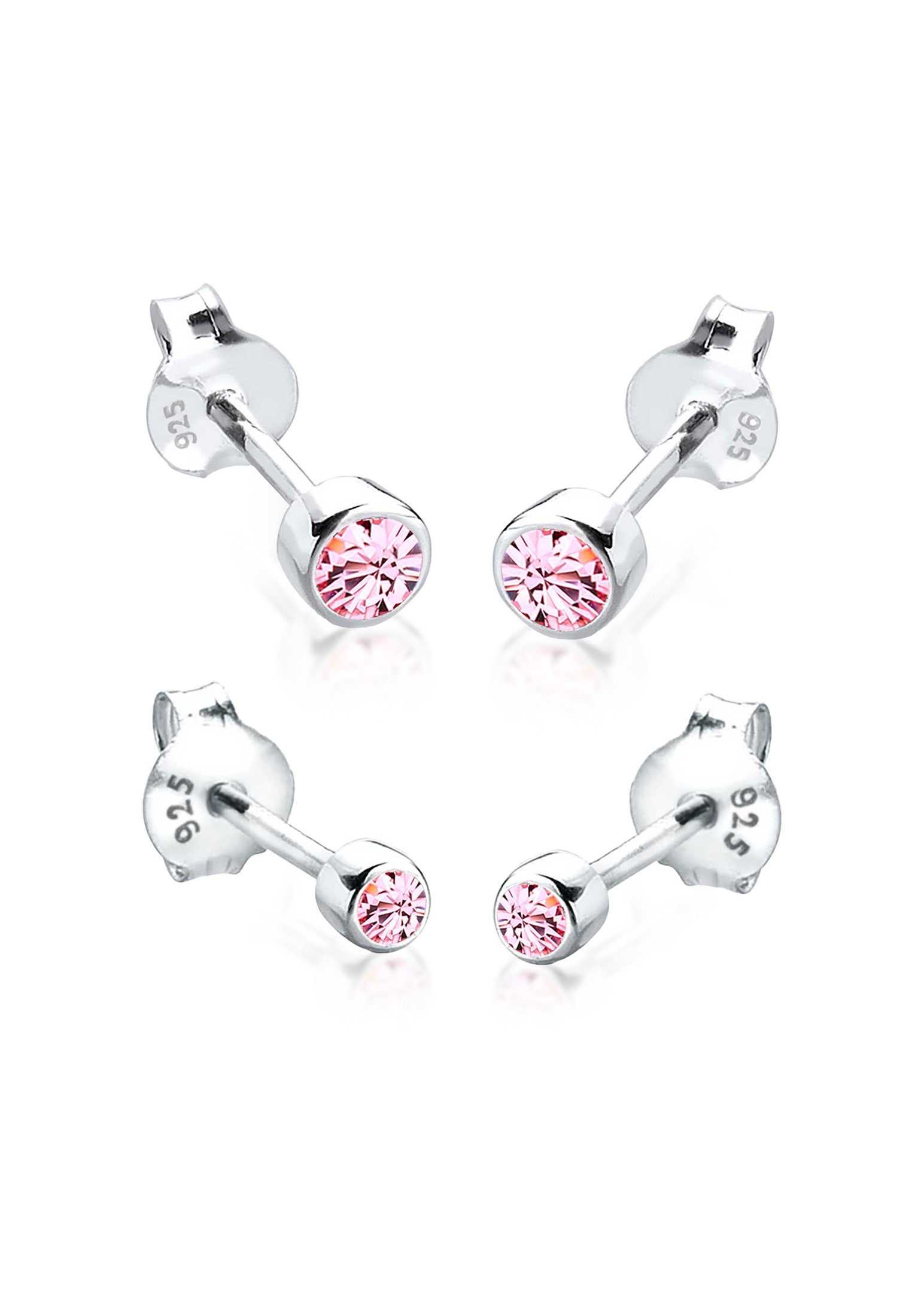 Elli Ohrring-Set Ohrstecker Set Glas Kristallen günstig online kaufen