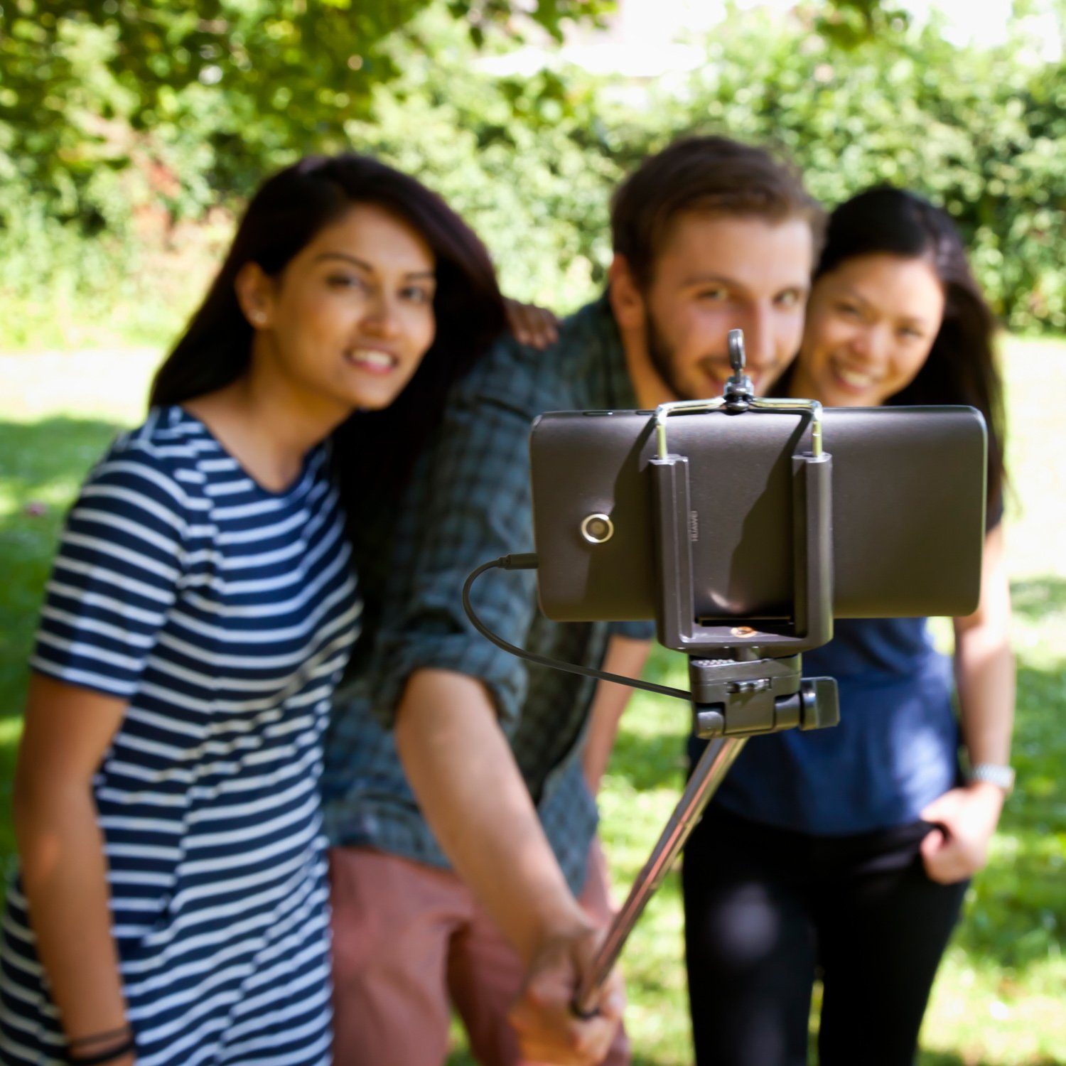 Up Stick Selfiestick Teleskopstange Thumbs Click Selfie -