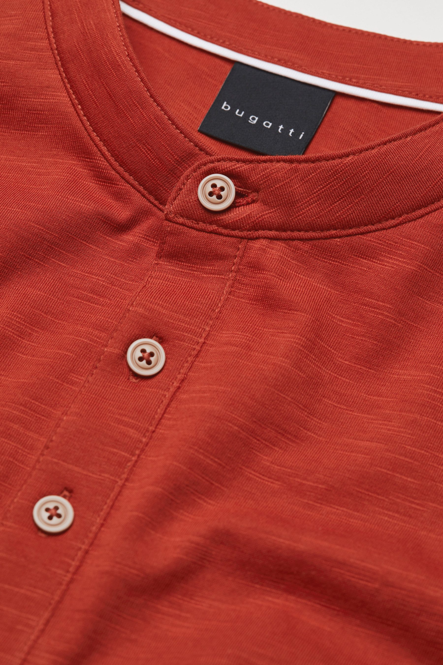 bugatti Poloshirt mit Stehkragen