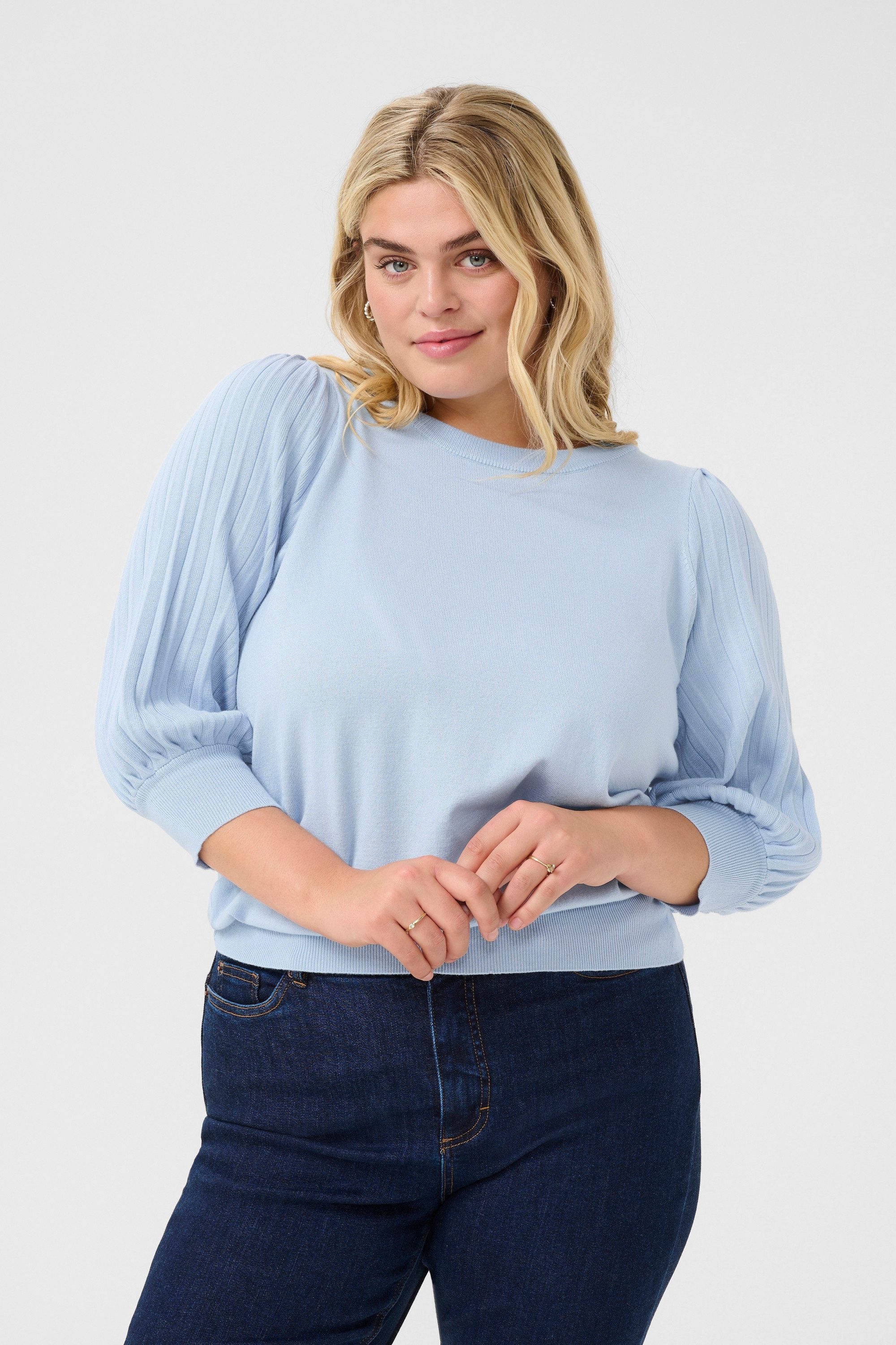 KAFFE Curve Strickpullover Strickpullover KCloni Große Größen