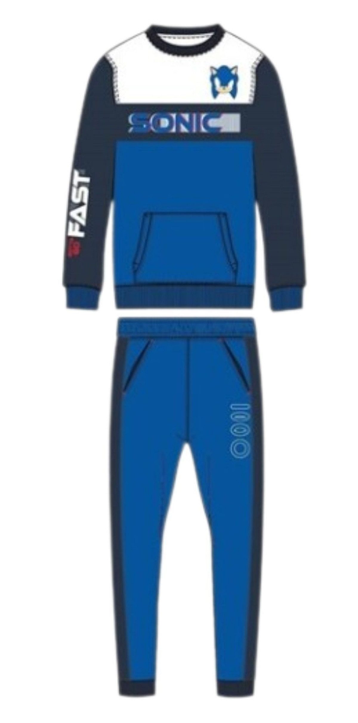 Textiel Trade B.V. Jogginganzug Sonic the Hedgehog Kinder Freizeitanzug mit Motivdruck