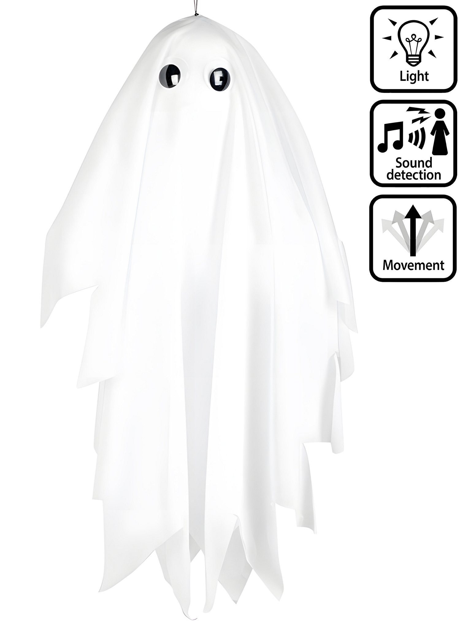 Boland Dekoobjekt Kleiner Klappergeist - Horror Halloween Deko, Horror Halloween Deko