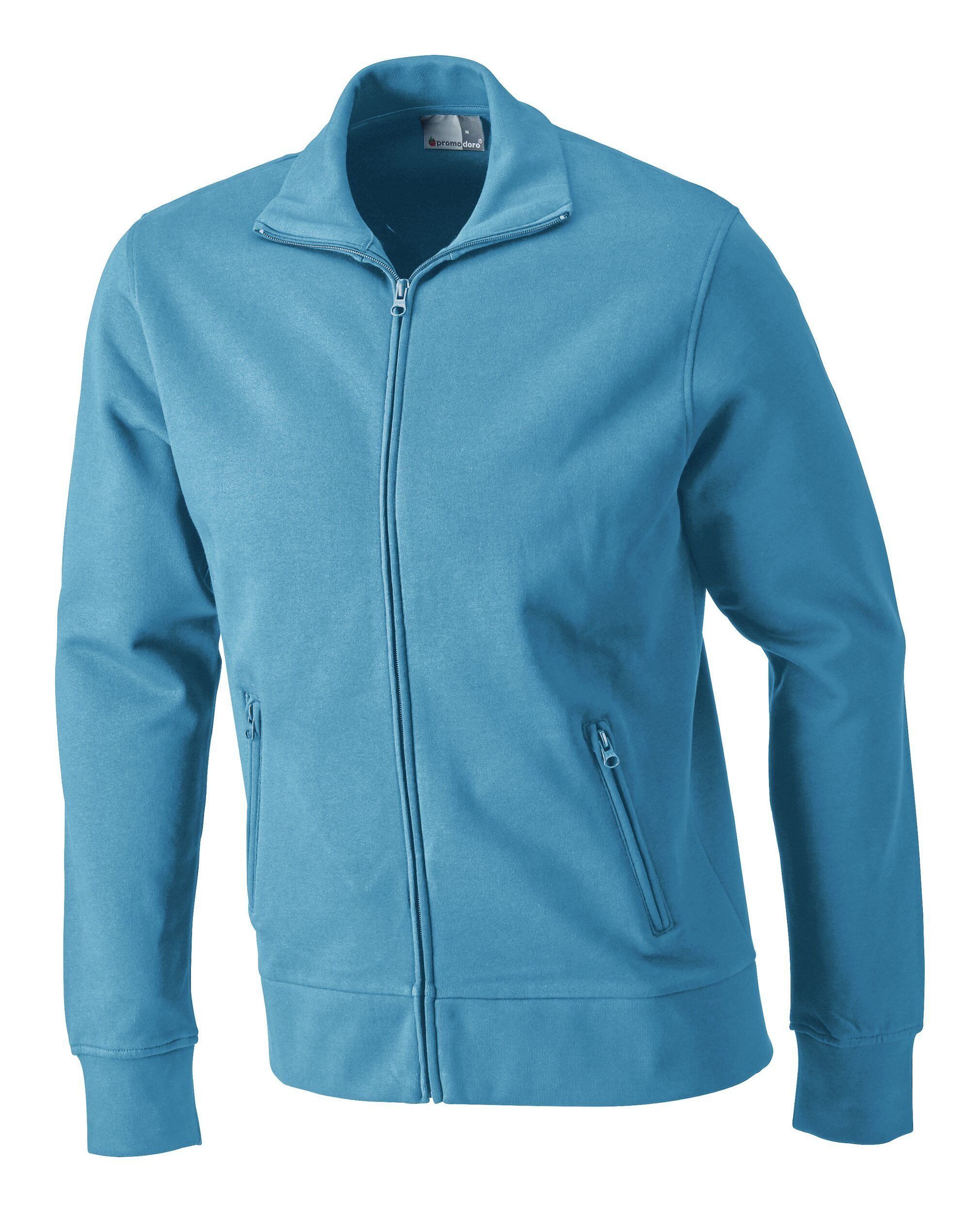Promodoro Sweatjacke Sweatshirtjacke, turquoise günstig online kaufen