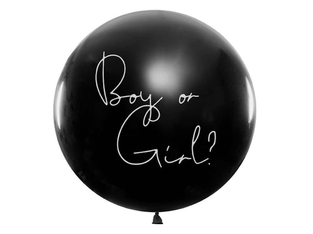 partydeco Latexballon Riesenballon - Ø 1m - Boy or Girl