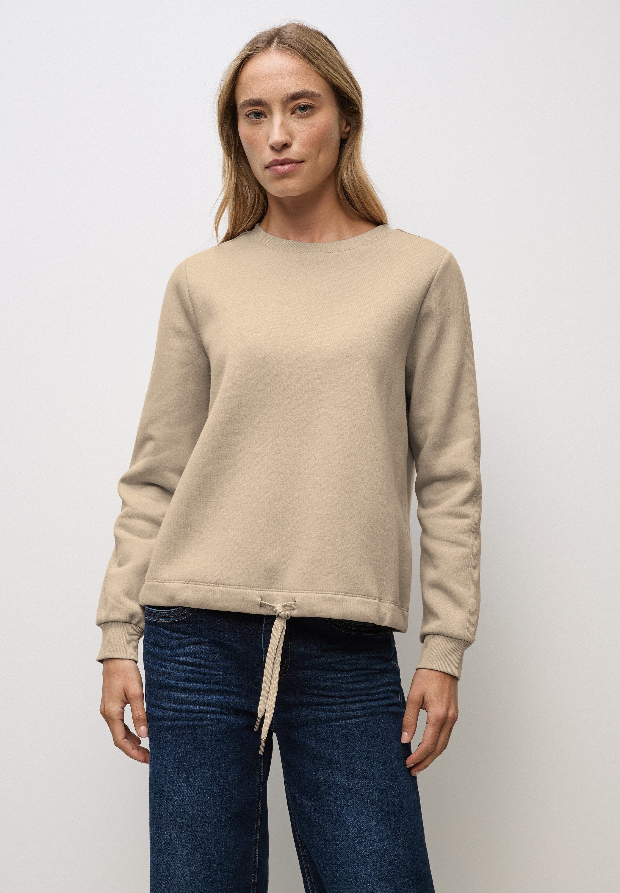 STREET ONE Sweatshirt mit Tunnelzug am günstig online kaufen