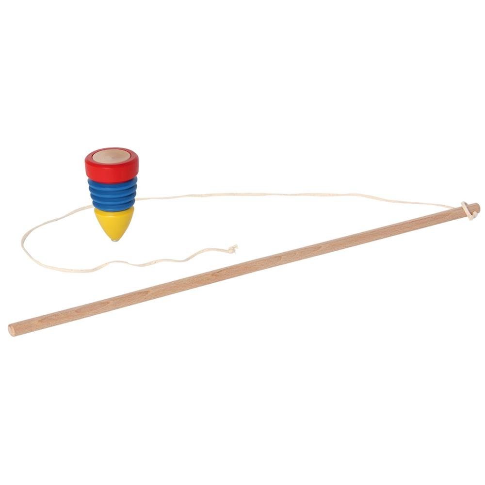 Bartl Spiel Peitschenkreisel, Kreisel und Peitsche, für Kinder ab 5 Jahren, 1 Stück zufällig