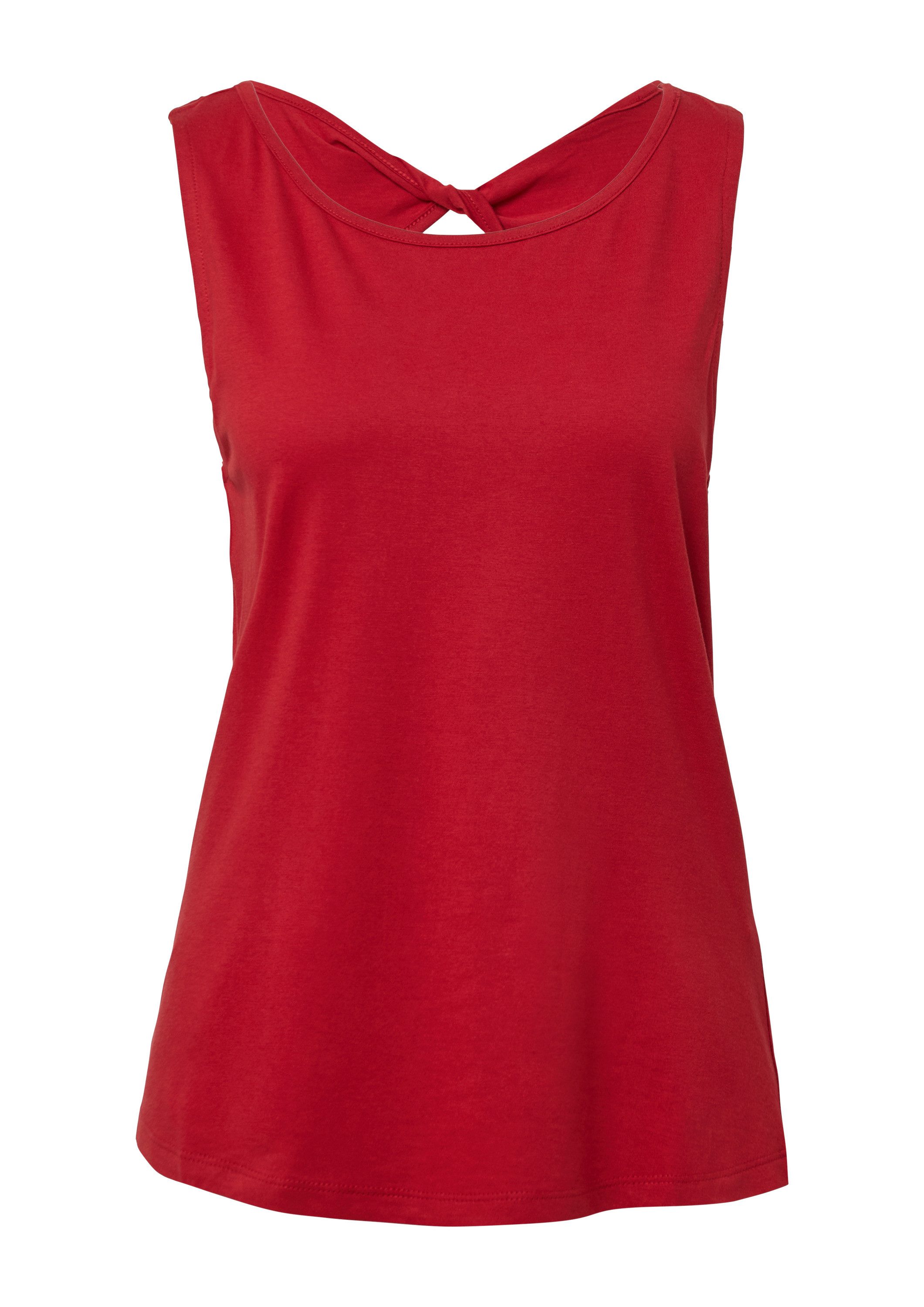 s.Oliver Muscleshirt T-Shirt Top mit dekorativem günstig online kaufen