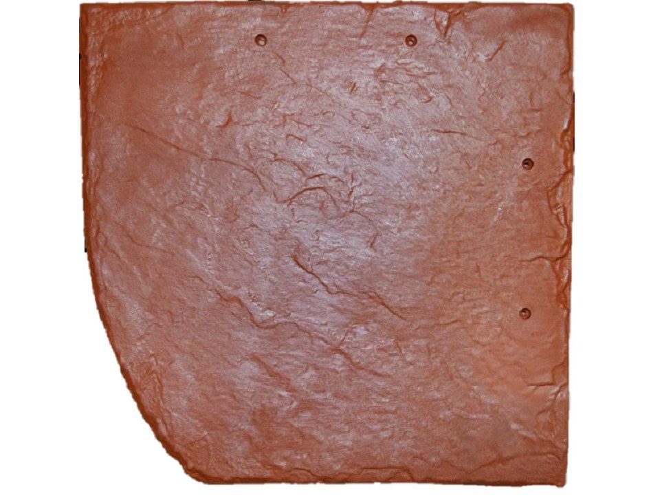 Dachschindeln Schindel Bogen links 25 x 25 cm, Verlegebereich Dach
