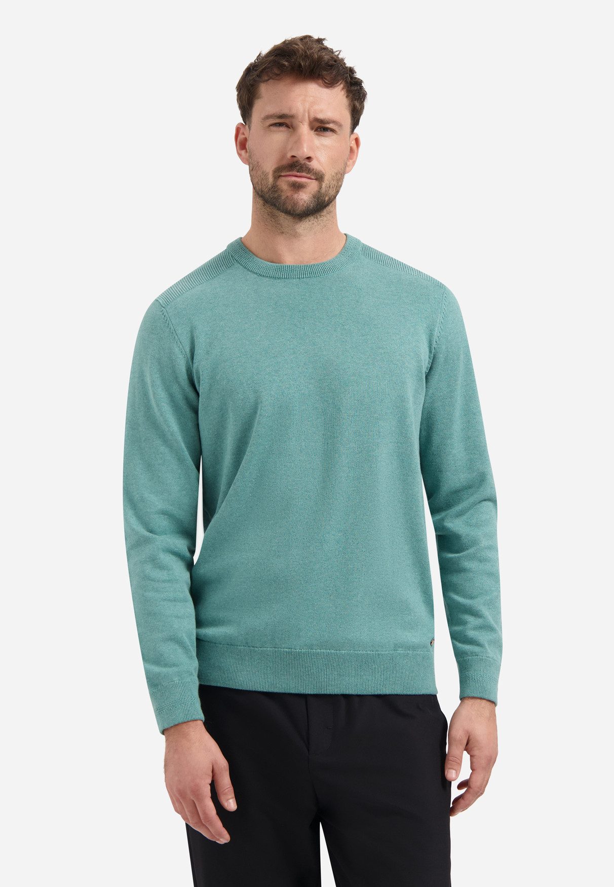 NO EXCESS Strickpullover Pullover Crewneck Melange