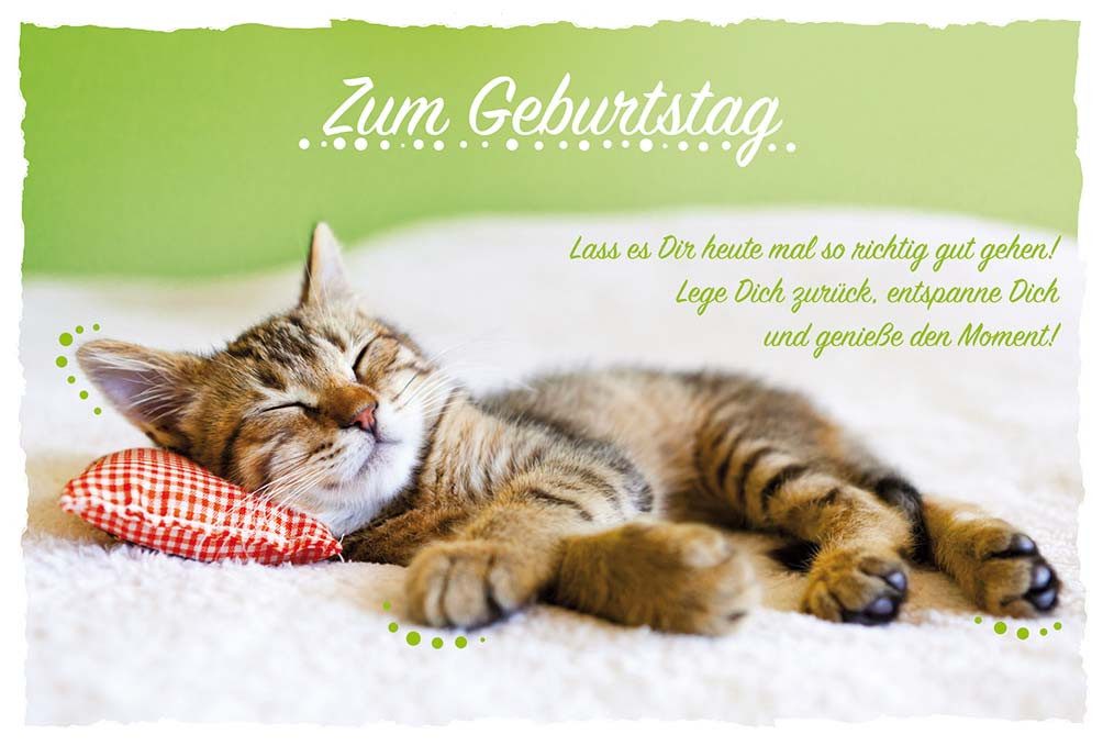 Grußkarten Geburtstag – Colourful Life - Glückwunschkarte im Format 11,5 x 17