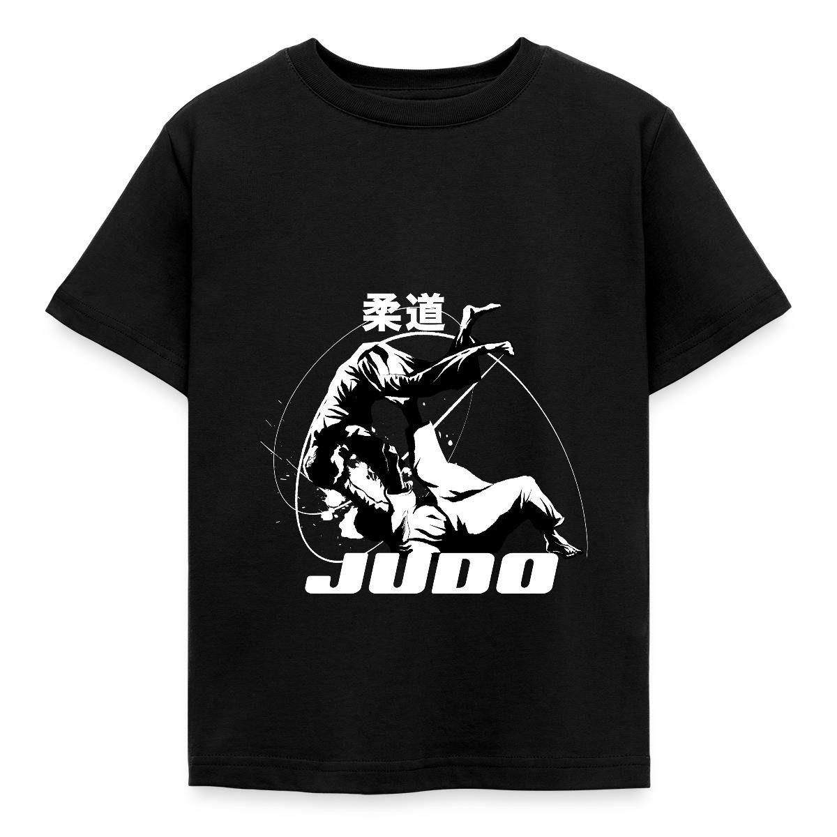 T-Shirt Judo Throw Kampfkunst Mit Kanji Kinder T-Shirt