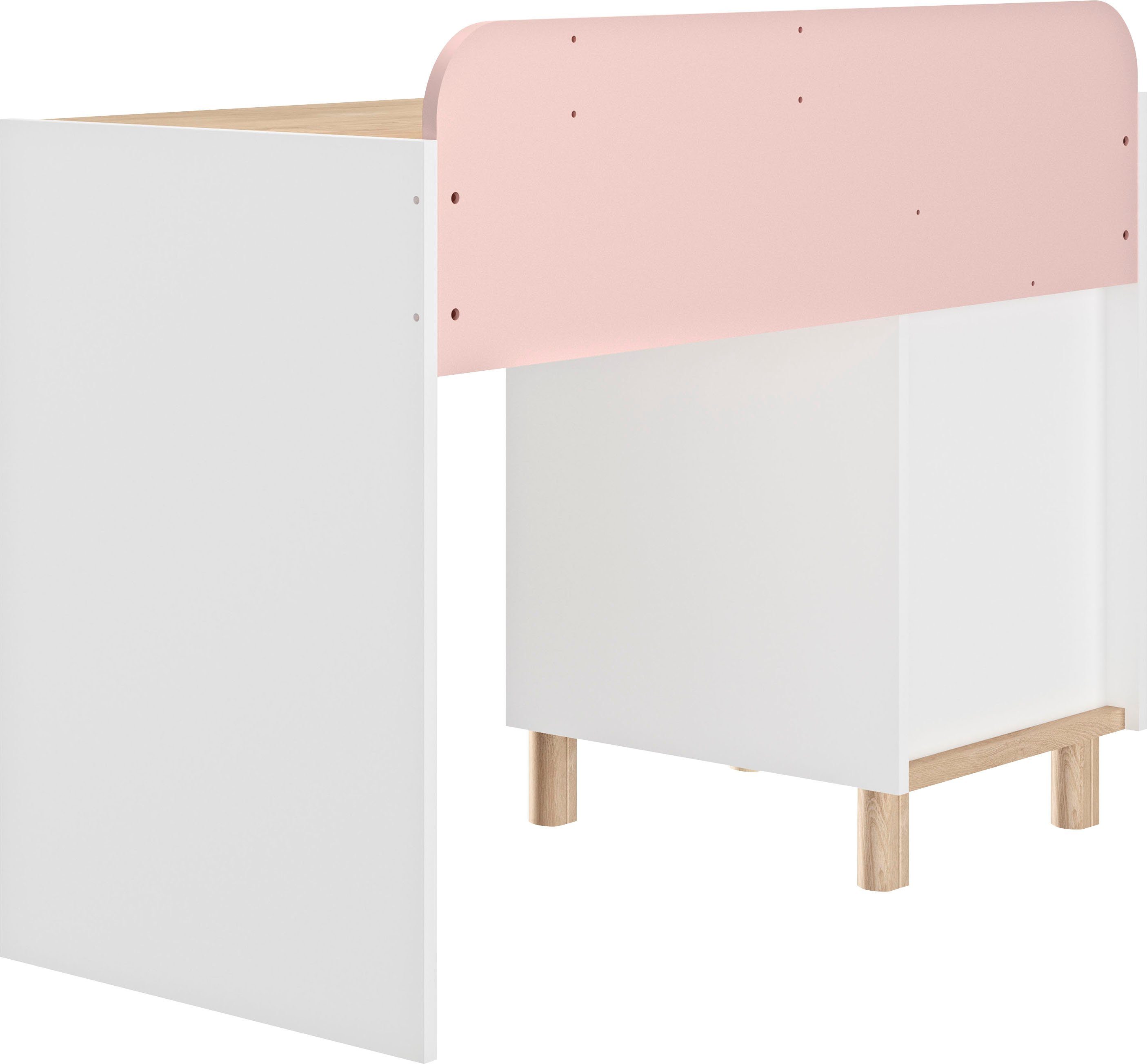 Gami Schreibtisch Romy (1-St), Elegantes Design für eine sanfte und feminine Atmosphäre.
