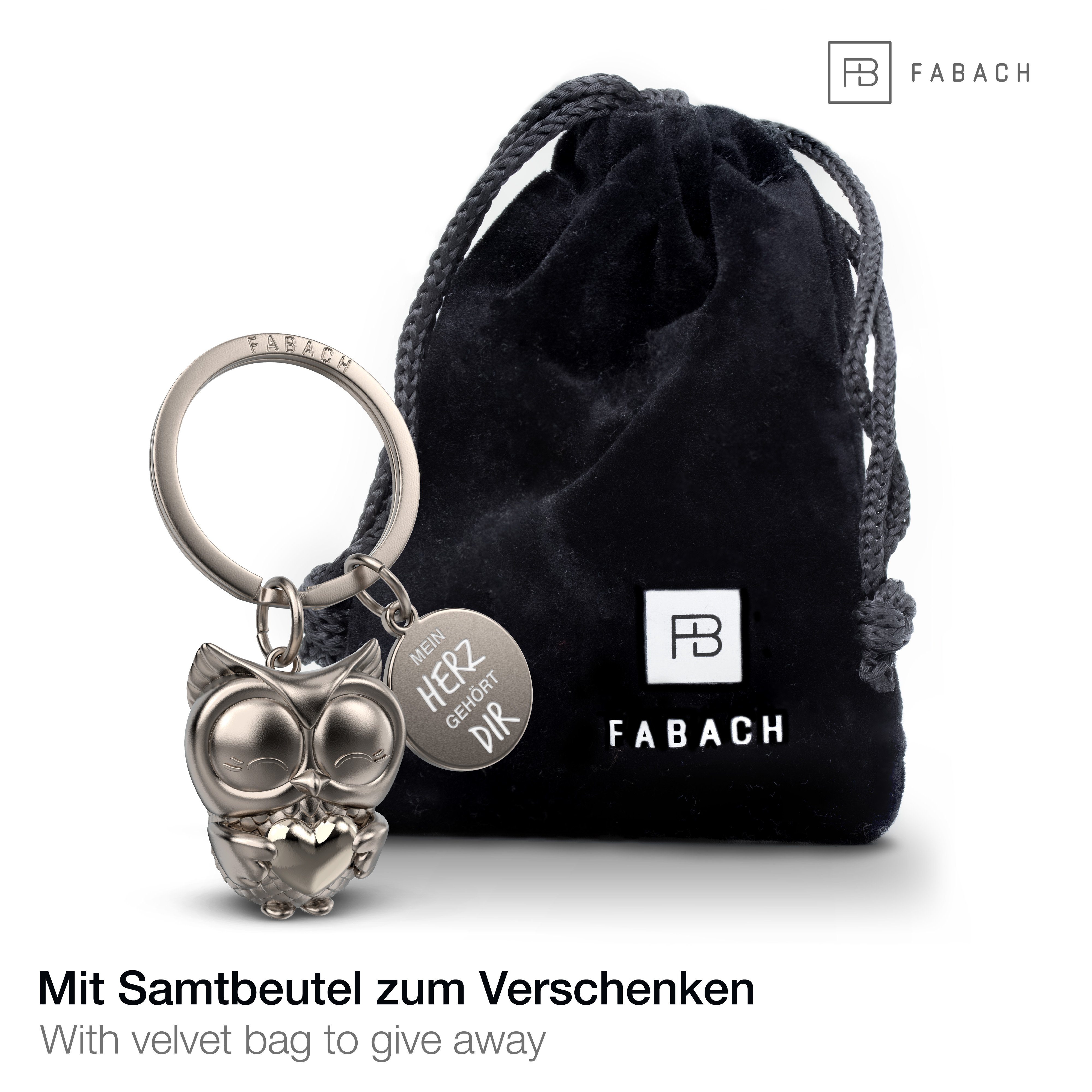 FABACH Schlüsselanhänger Eule "Owly" mit Herz günstig online kaufen