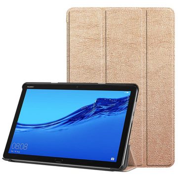 Lobwerk Tablet-Hülle Schutzhülle für Huawei MediaPad M5 Lite 10 10.1 Zoll, Wake & Sleep Funktion, Sturzdämpfung, Aufstellfunktion