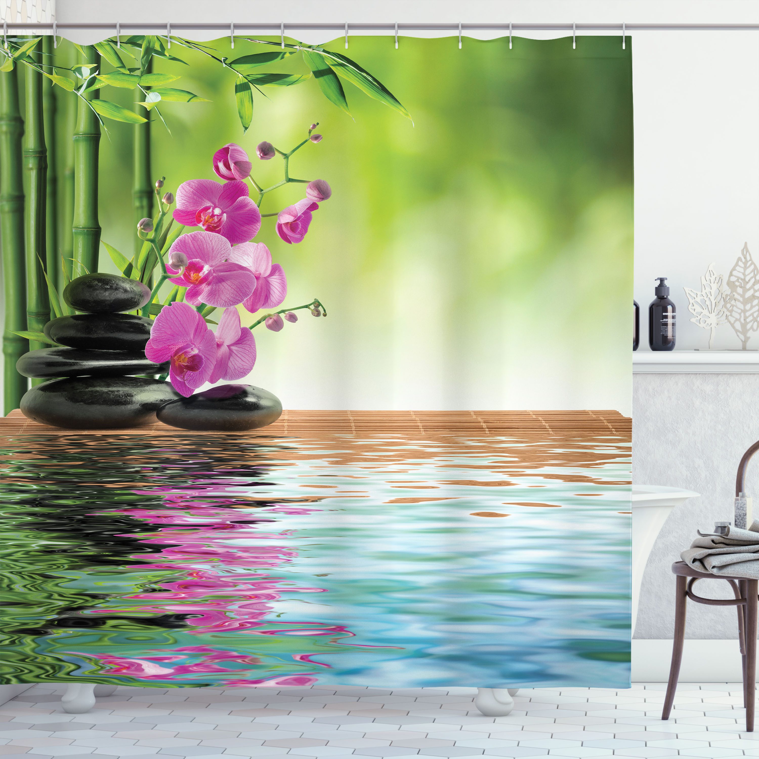 Abakuhaus Duschvorhang Moderner Digitaldruck mit 12 günstig online kaufen