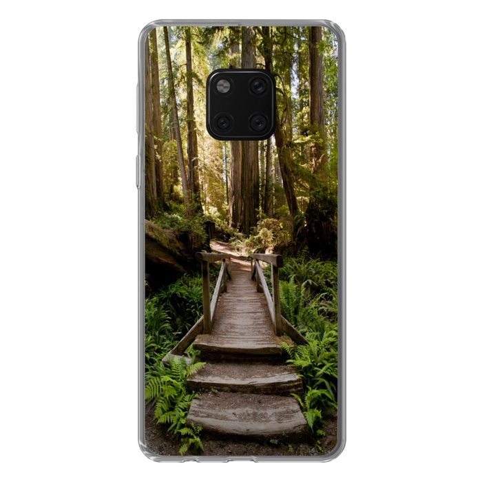 MuchoWow Handyhülle Dschungel - Natur - Treppe - Bäume Handyhülle Huawei Mate 20 Pro Handy Case Silikon Bumper Case
