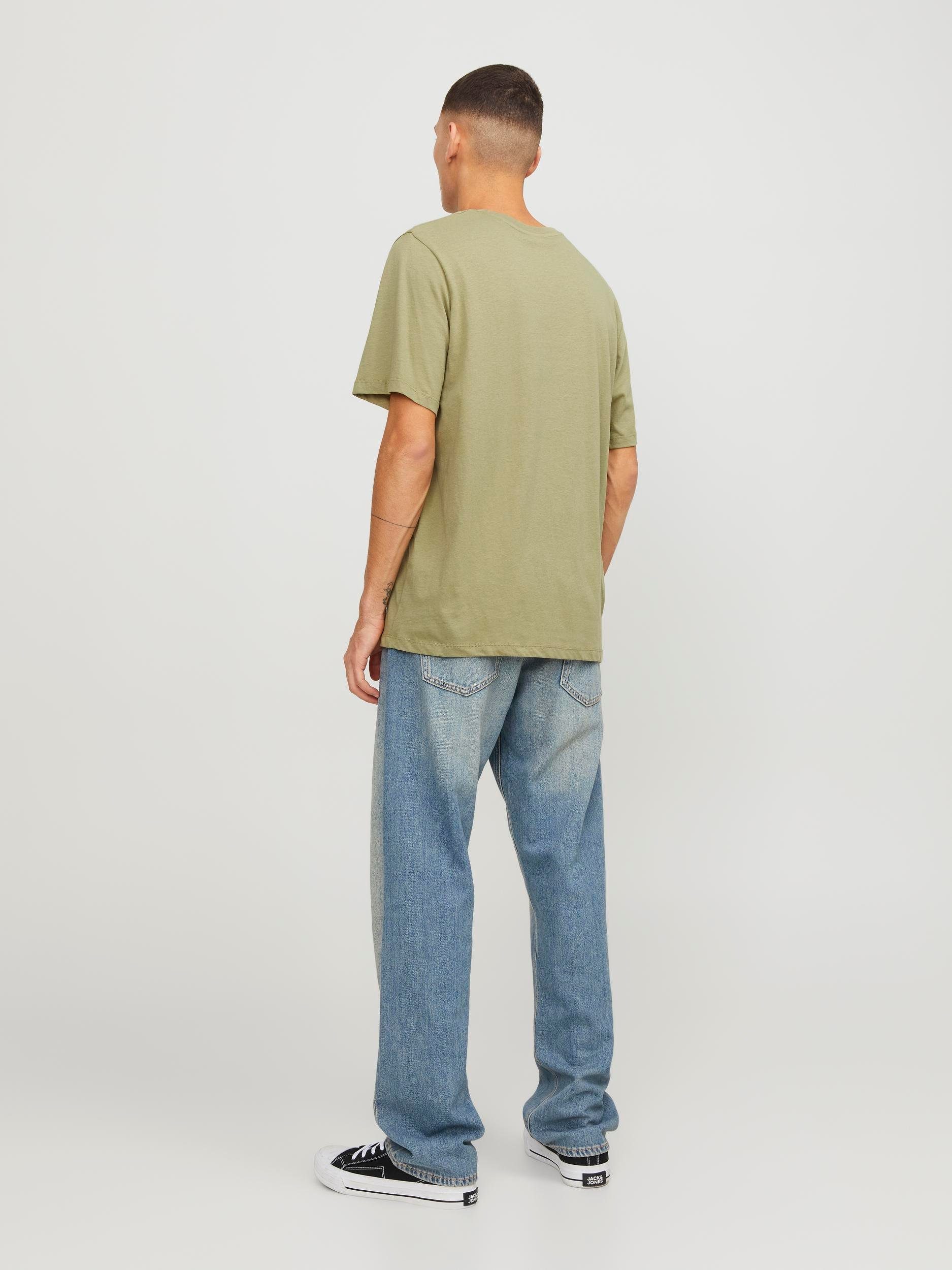 Rundhalsshirt 23/24 Oil SS Jack JJEJEANS & NOOS O-NECK Jones TEE Green