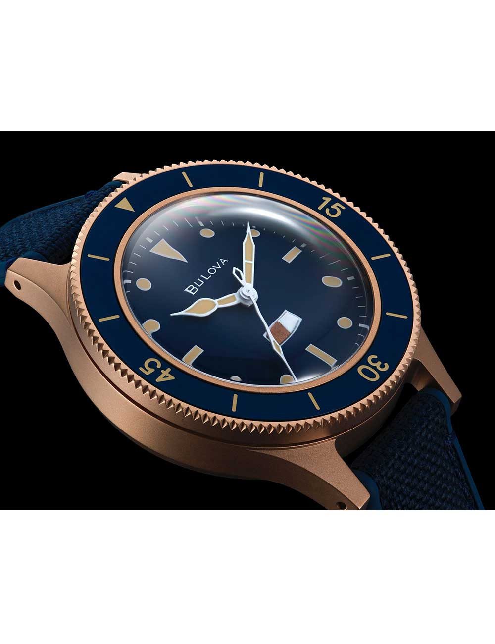 Bulova Automatikuhr Bulova 98A325 Herrenuhr MIL-SHIPS Bronze 150th Anniversary Automatik 4 Bulova 98A325 Herrenuhr MIL-SHIPS Bronze 150th Anniversary Automatik 41mm 20ATM
