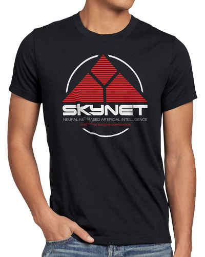 style3 Print-Shirt Herren T-Shirt Skynet terminator