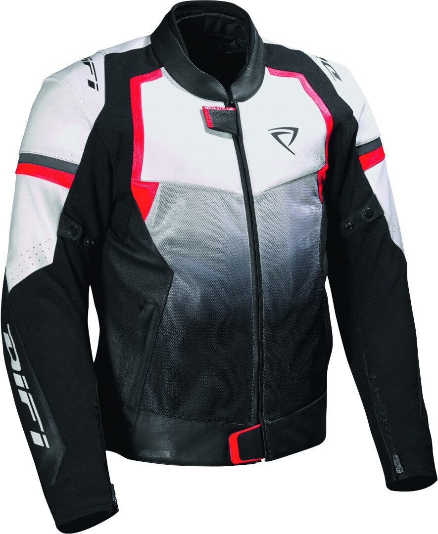 DIFI Motorradjacke Oakland Aerotex perforierte wasserdichte Motorrad Lederjacke