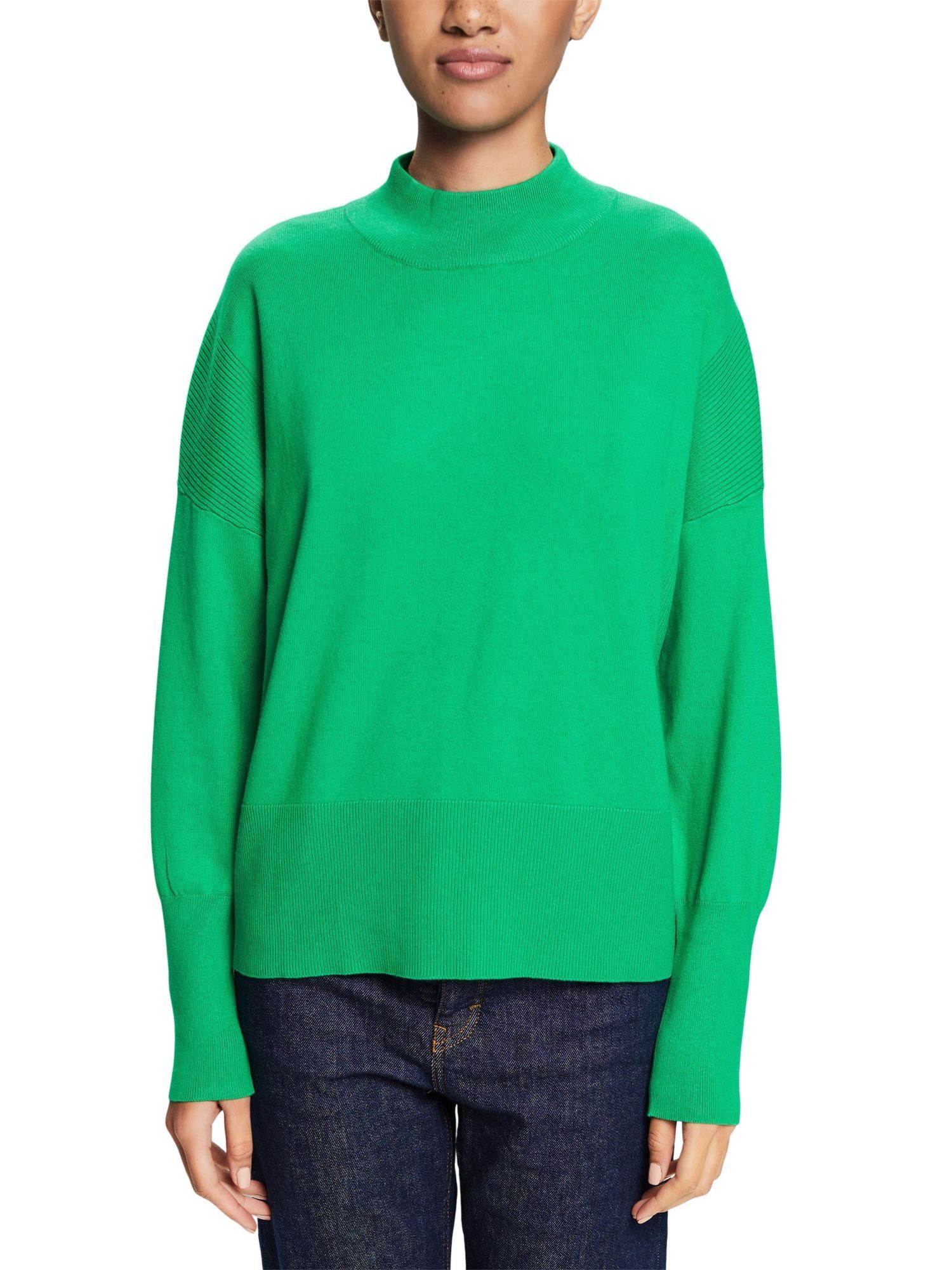 mit Esprit GREEN edc by Esprit Pullover Stehkragen Stehkragenpullover