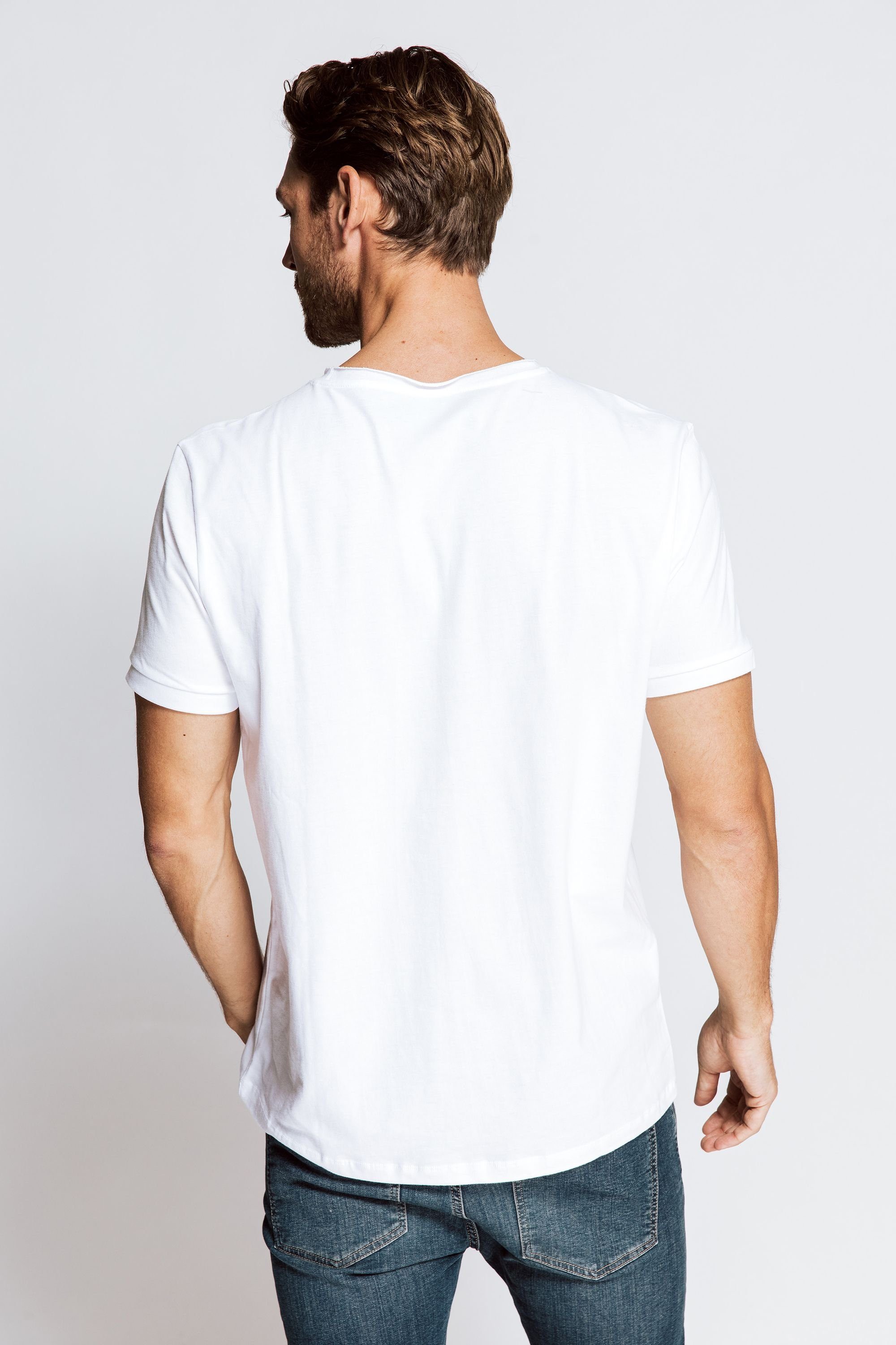 Zhrill Longshirt T-Shirt PIERRE White (0-tlg)