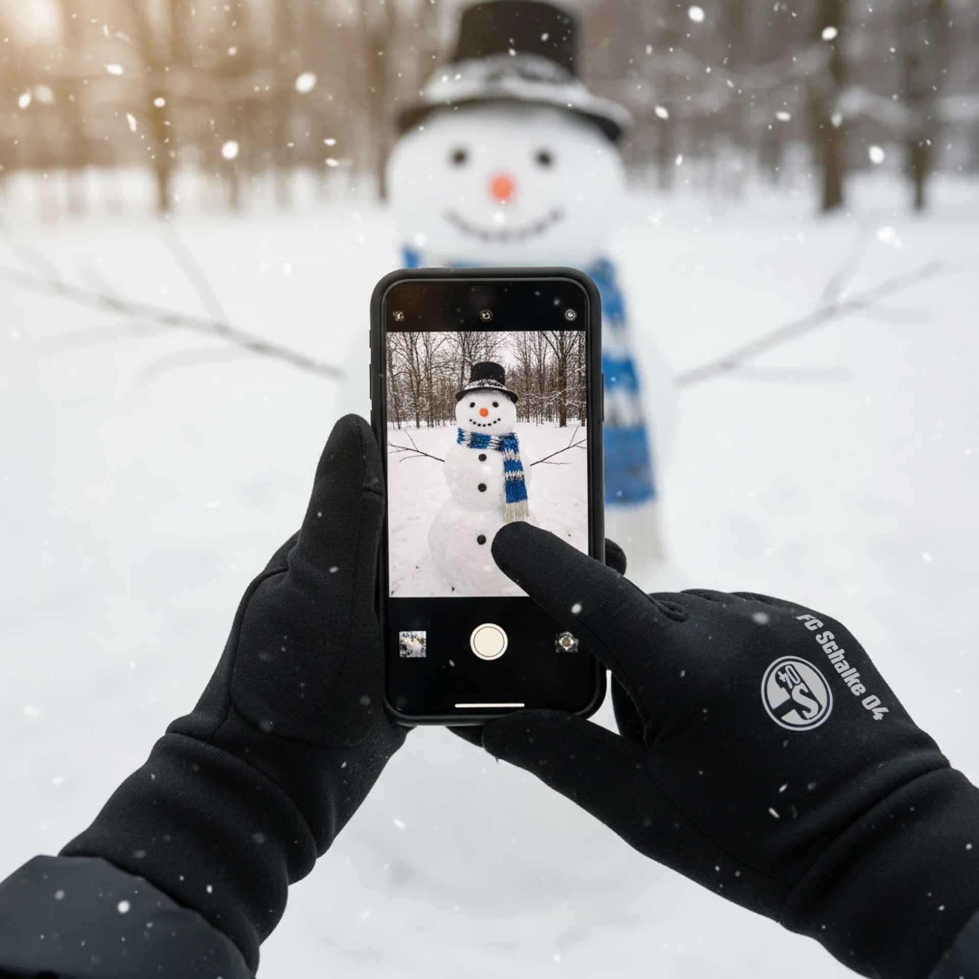 FC Schalke 04 Feldspielerhandschuhe Handschuhe reflektierend (2-St) günstig online kaufen