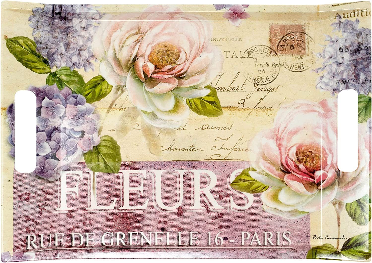 Tablett Edelrose