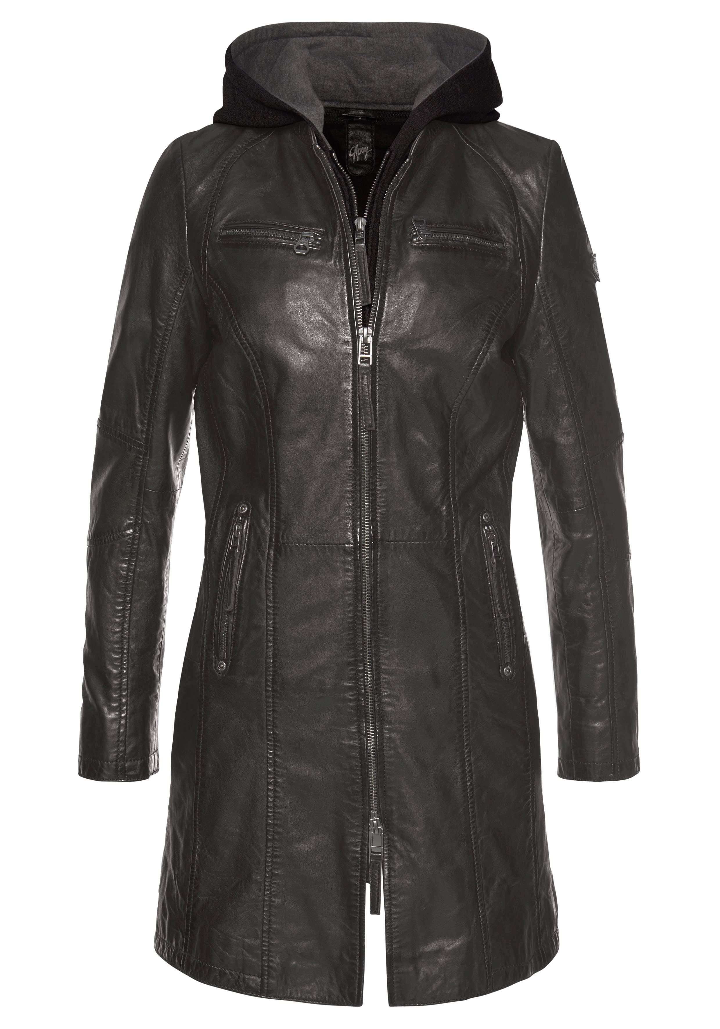 Mauritius Ledermantel Bente 2-in-1-Lederjacke mit abnehmbarem günstig online kaufen