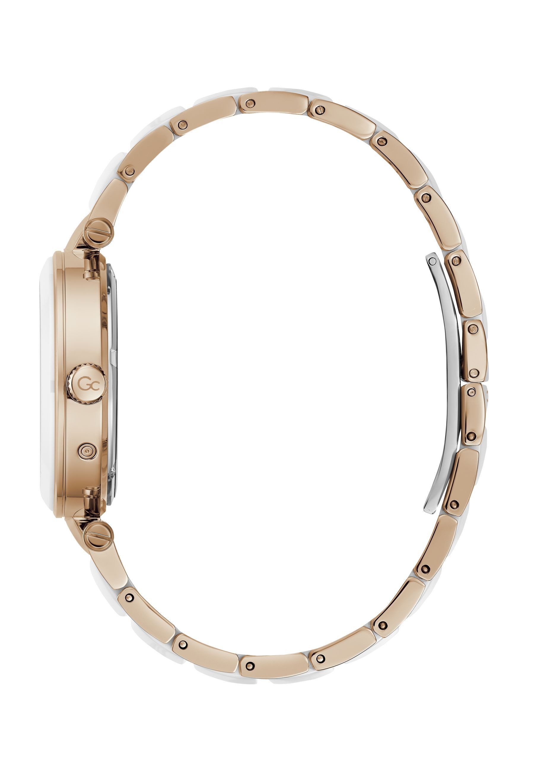 Guess Collection Quarzuhr Gc Illusion Mid Size Ceramic, (1-tlg., Not a set – not applicable to this product), Quarz Analog