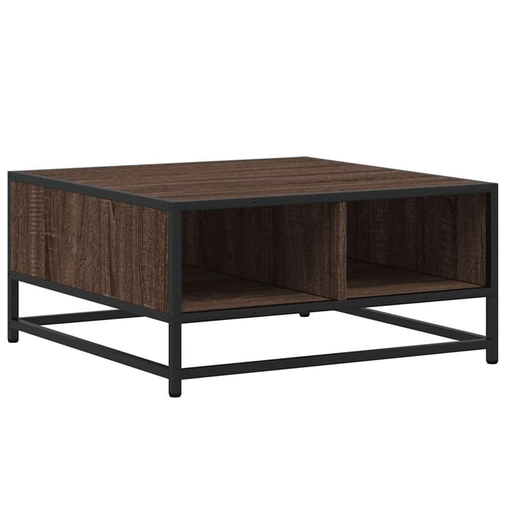 vidaXL Couchtisch Couchtisch Braun Eiche 60,5x60,5x30 günstig online kaufen