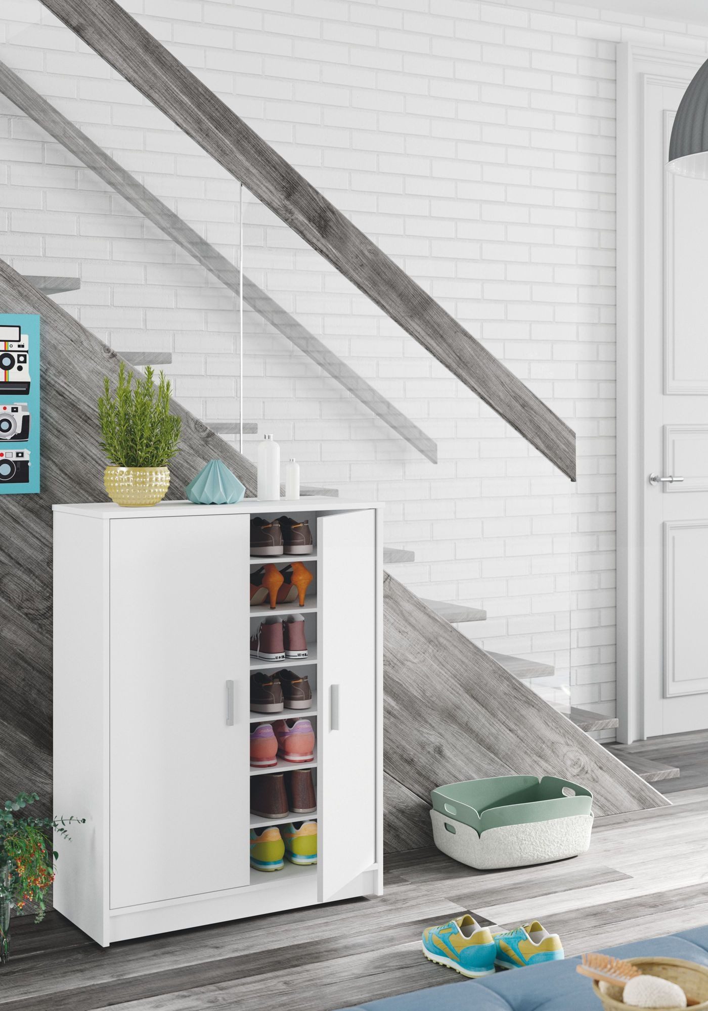 FORES HABITAT Schuhschrank in Weiß - günstig online kaufen