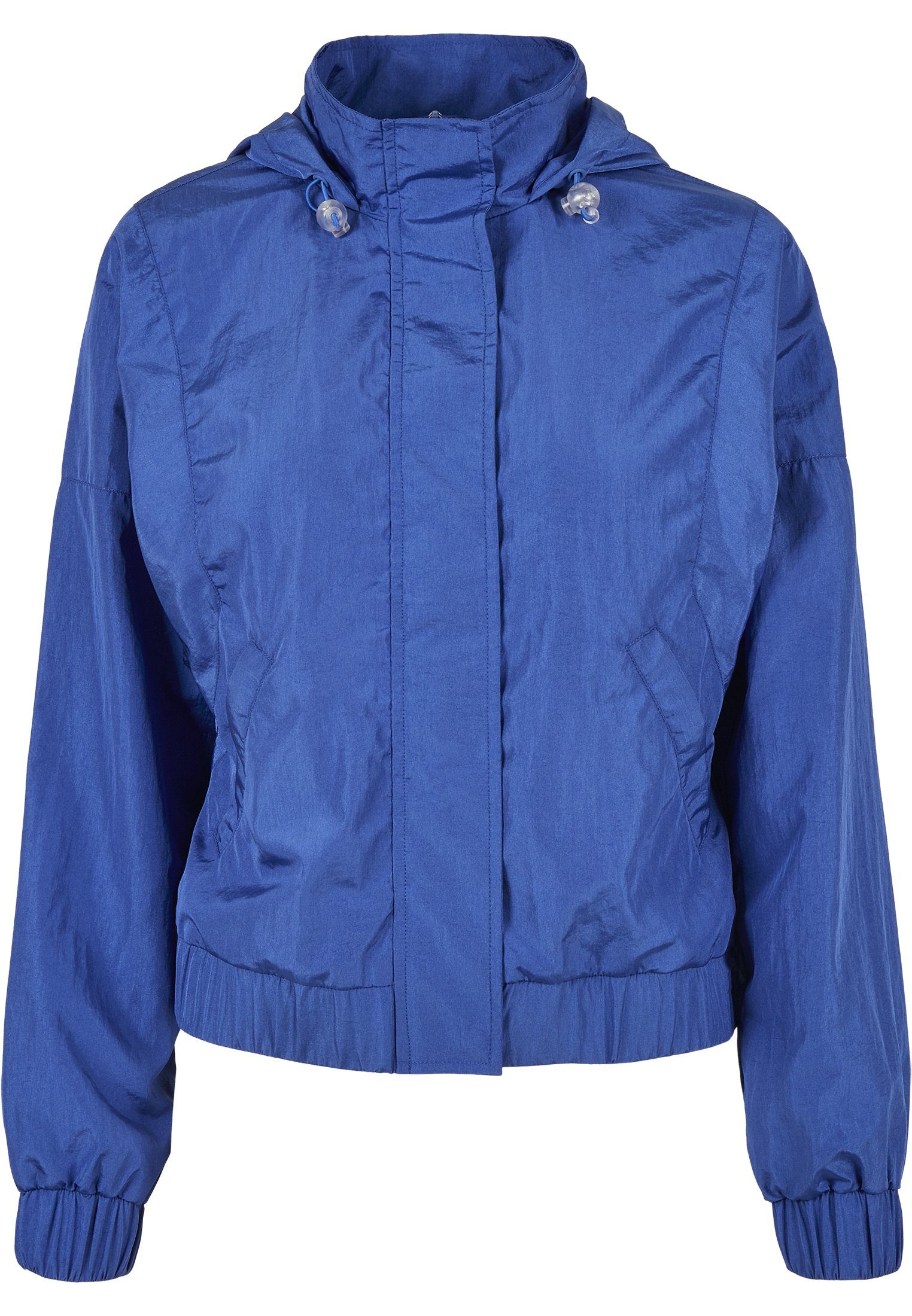 CLASSICS Crinkle URBAN Shiny sportyblue Ladies Nylon Frauen (1-St) Oversized Outdoorjacke Jacket