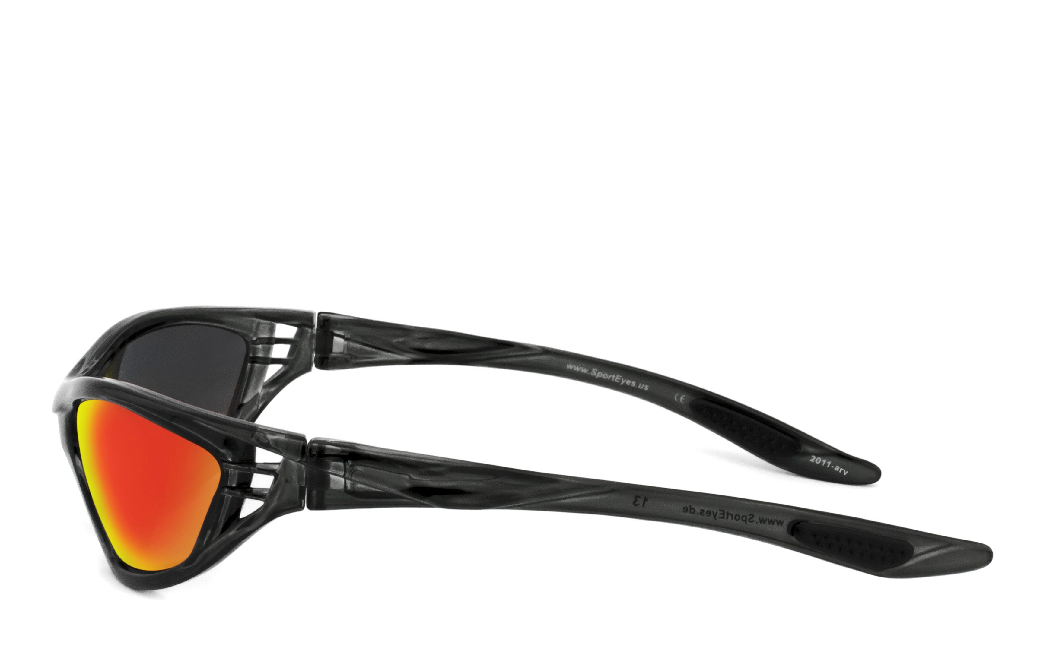 SportEyes HSE Sportbrille 2, - Kunststoff-Sicherheitsglas SPEED MASTER durch Steinschlagbeständig