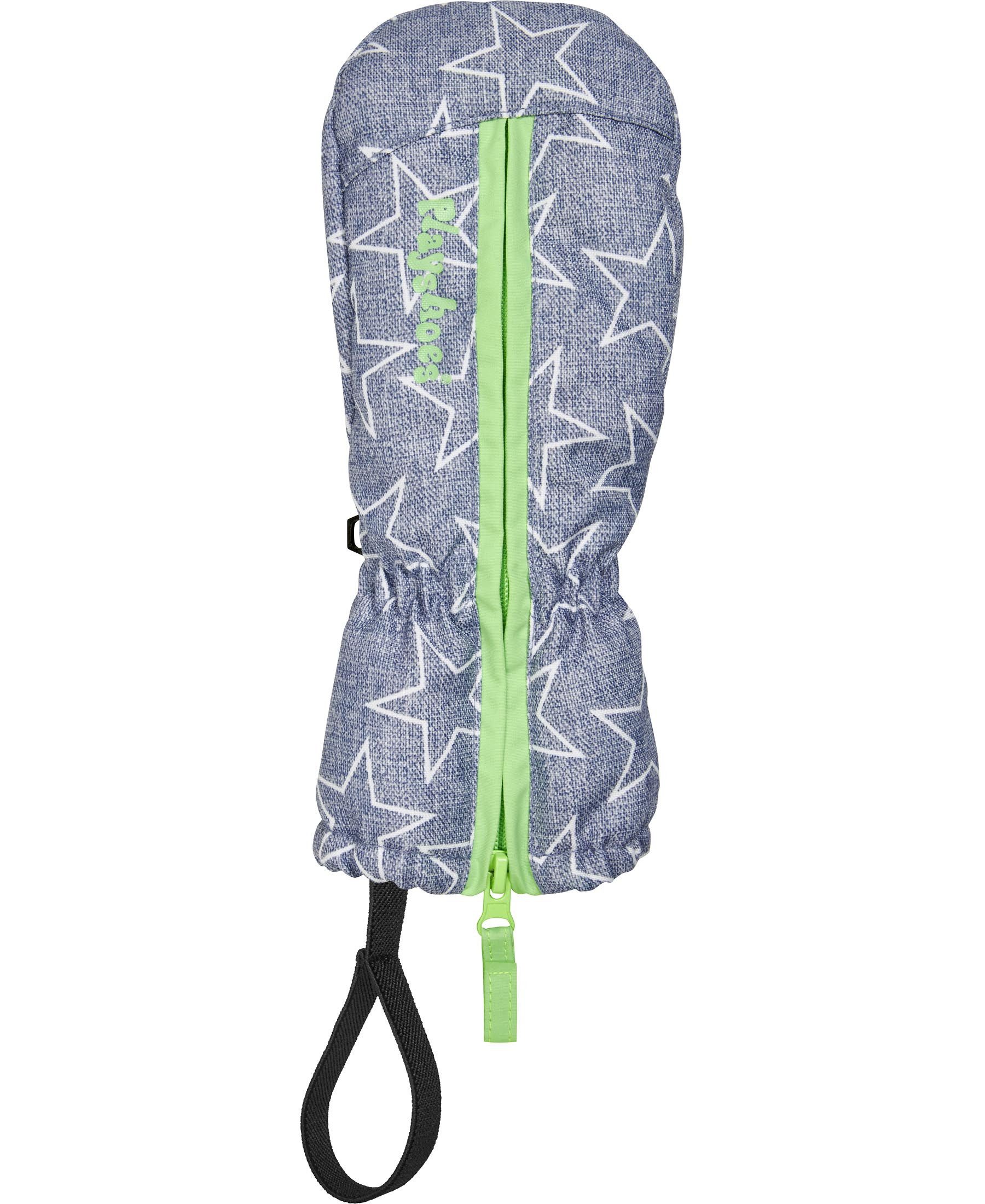 Playshoes Skihandschuhe Playshoes Fäustling Sterne mit Reißverschluss