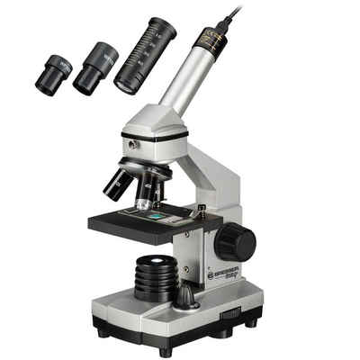 BRESSER junior BIOLUX DE Mikroskop-Set 40x-1024x USB(REFURBISHED) Auf- und Durchlichtmikroskop