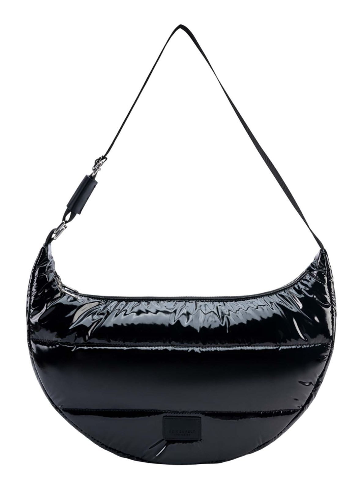 Umhängetasche Glossy Nylon Halfmoon Bag