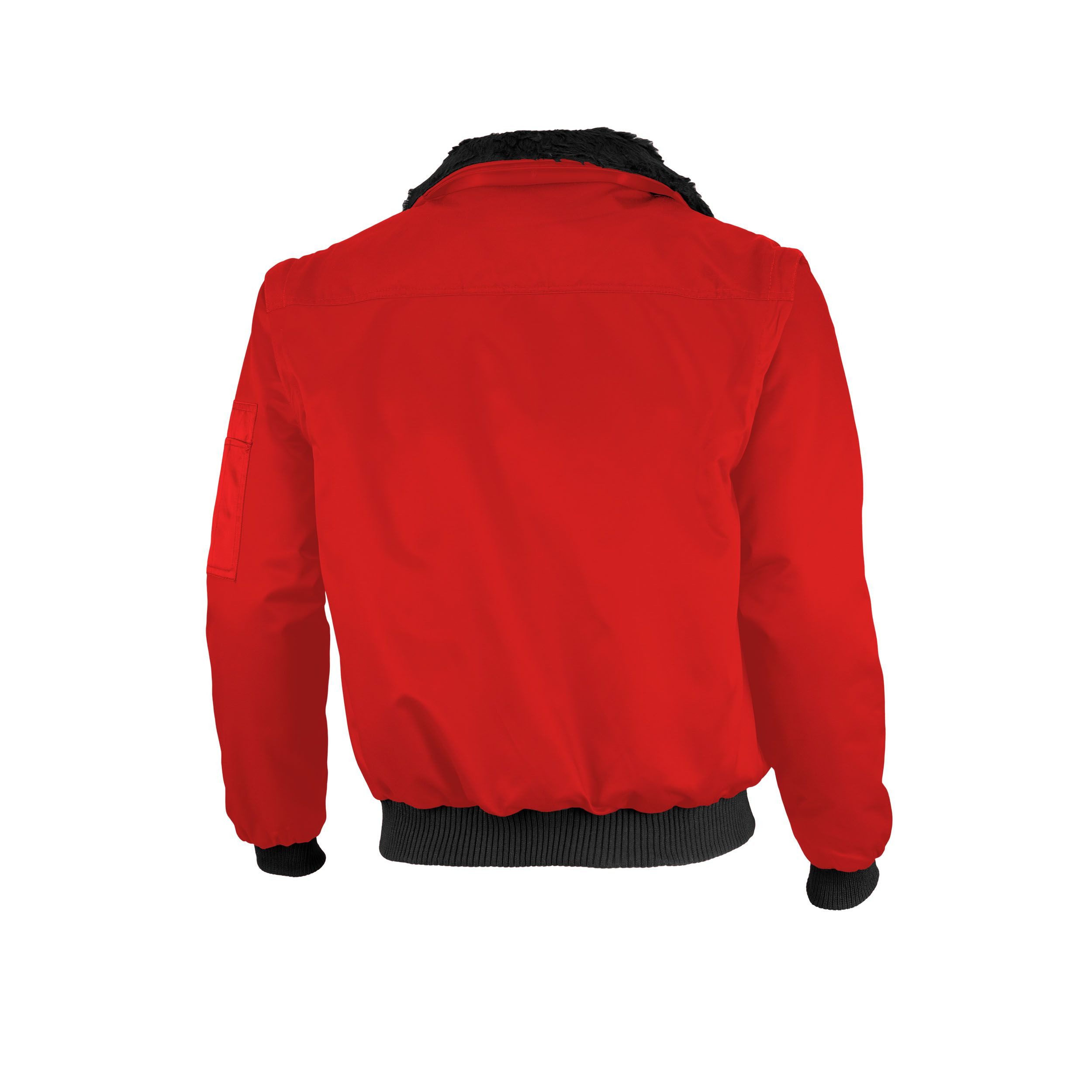 Qualitex Workwear Pilotenjacke Pilotenjacke einfarbig rot, günstig online kaufen
