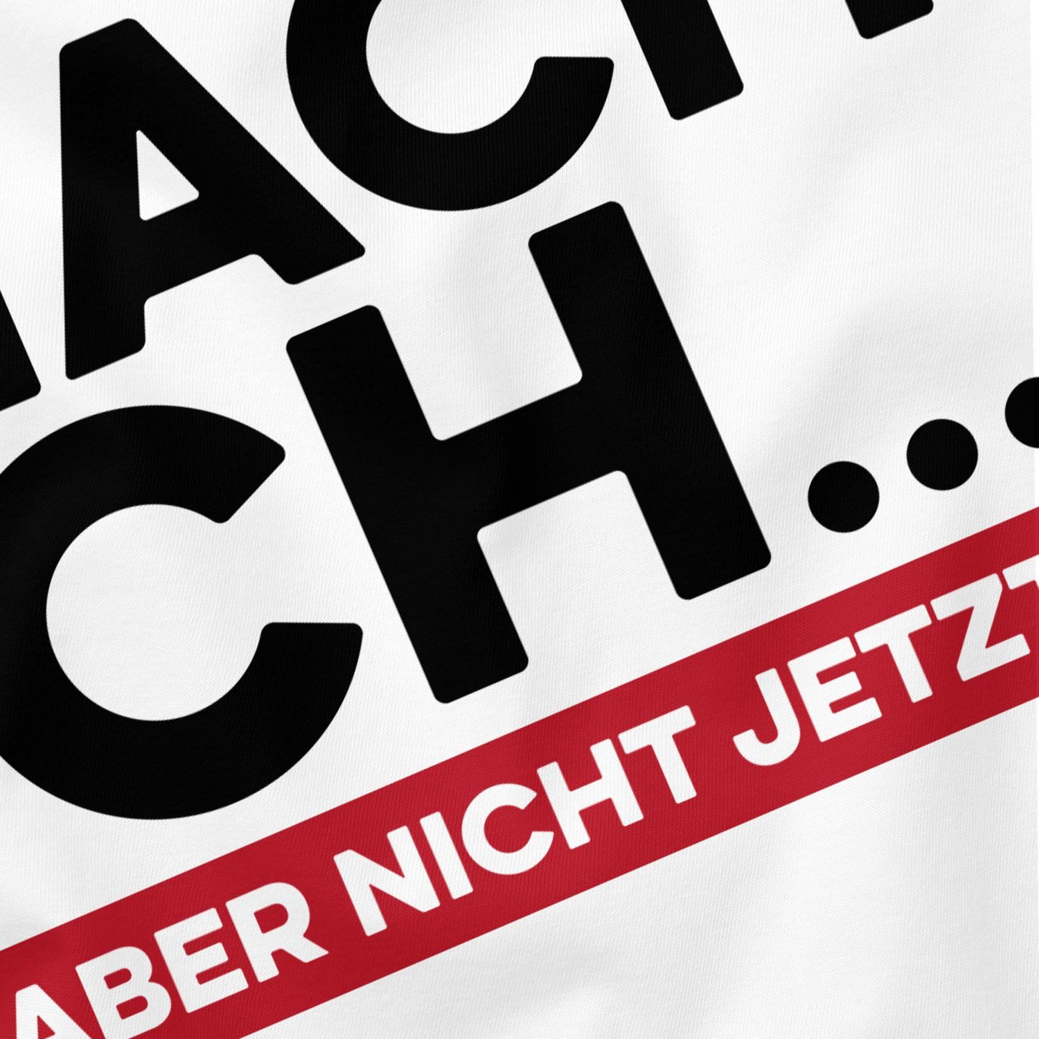 MoonWorks Print-Shirt Herren T-Shirt Spüche lustig Arbeit Mach ich...aber nicht jetzt mit Print