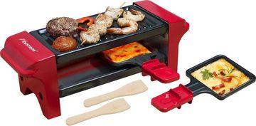 bestron Raclette AGR102, 2 Raclettepfännchen, 350 W, Antihaftbeschichtung