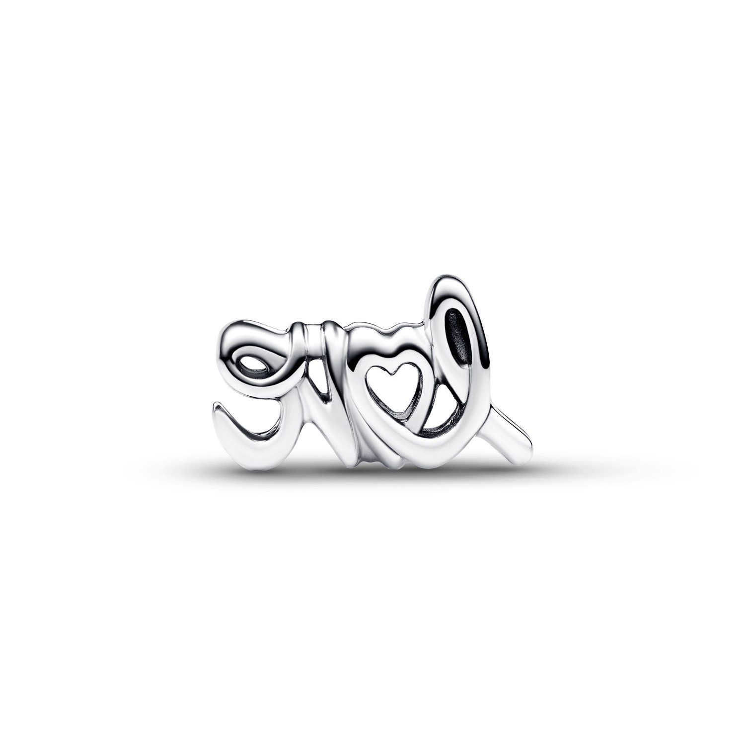Pandora Kettenanhänger Silber Charm Handgeschriebene Liebe