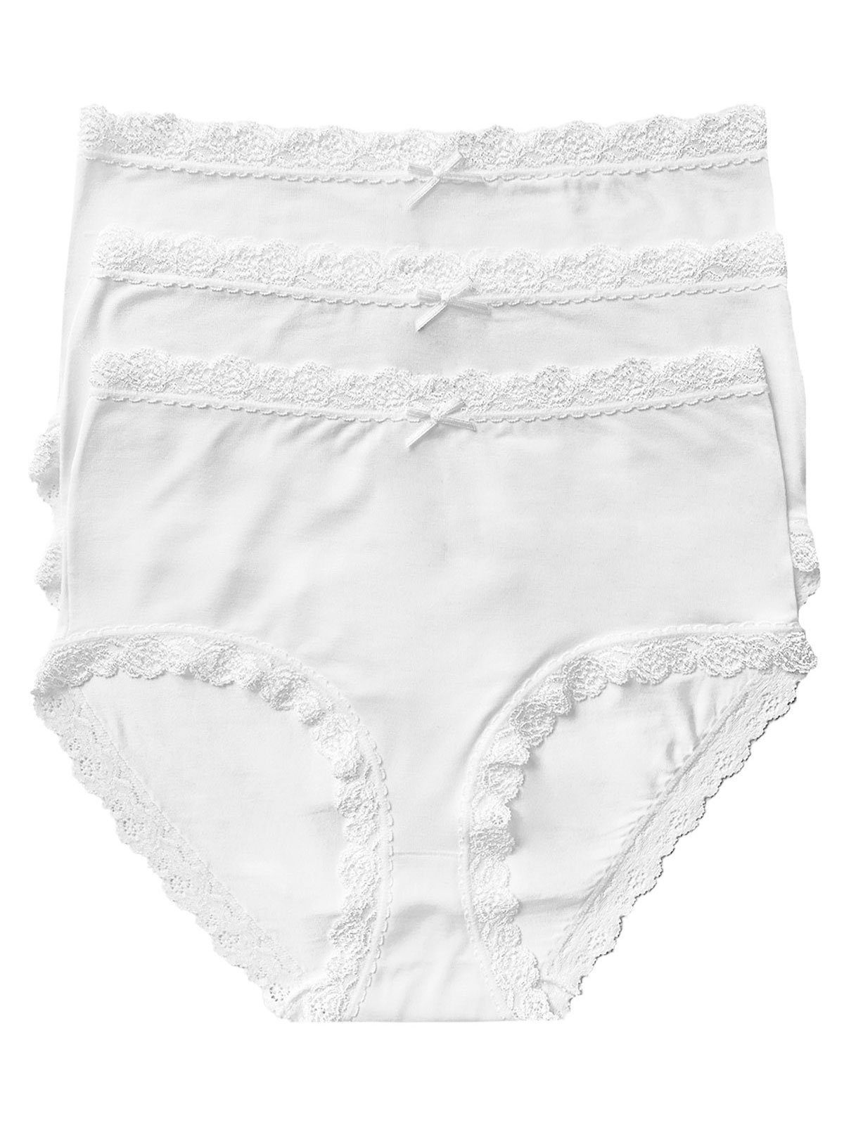 Nina Von C. Taillenslip 3er Pack Damen Taillenslip Multiple Packs (Packung, 3-St) Zwickel