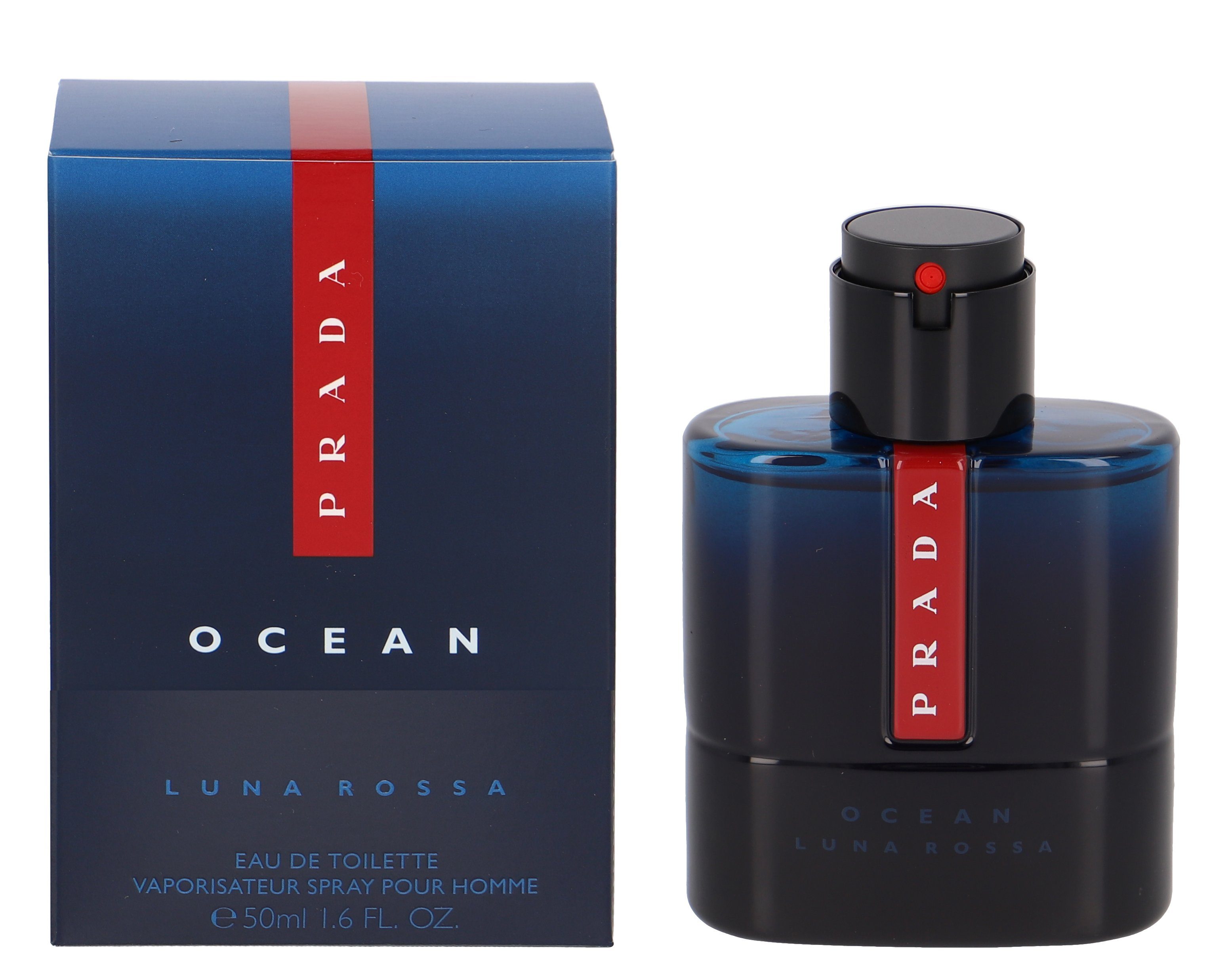 PRADA Eau de Toilette Prada Luna Rossa Ocean, mit belebendem ersten Eindruck