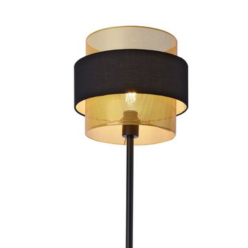 lux.pro Stehlampe, ohne Leuchtmittel, »Albans« 1x E27 160 x 30 cm Schwarz / Gold