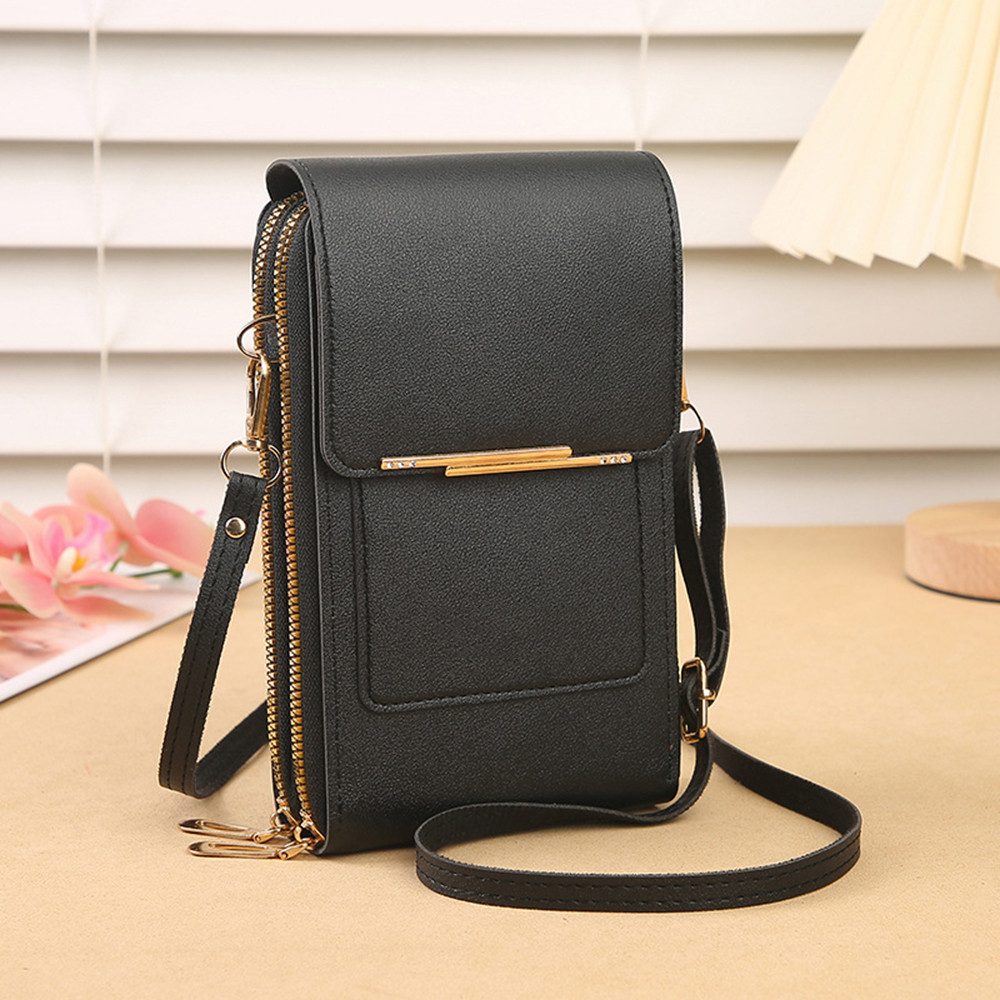 Zaewry Umhängetasche Crossbody Tasche für Damen, Verstellbar Schultergurt Mobile Wallet, Schultertasche, Mini Crossbody, Schultergurt und 3 Fächern