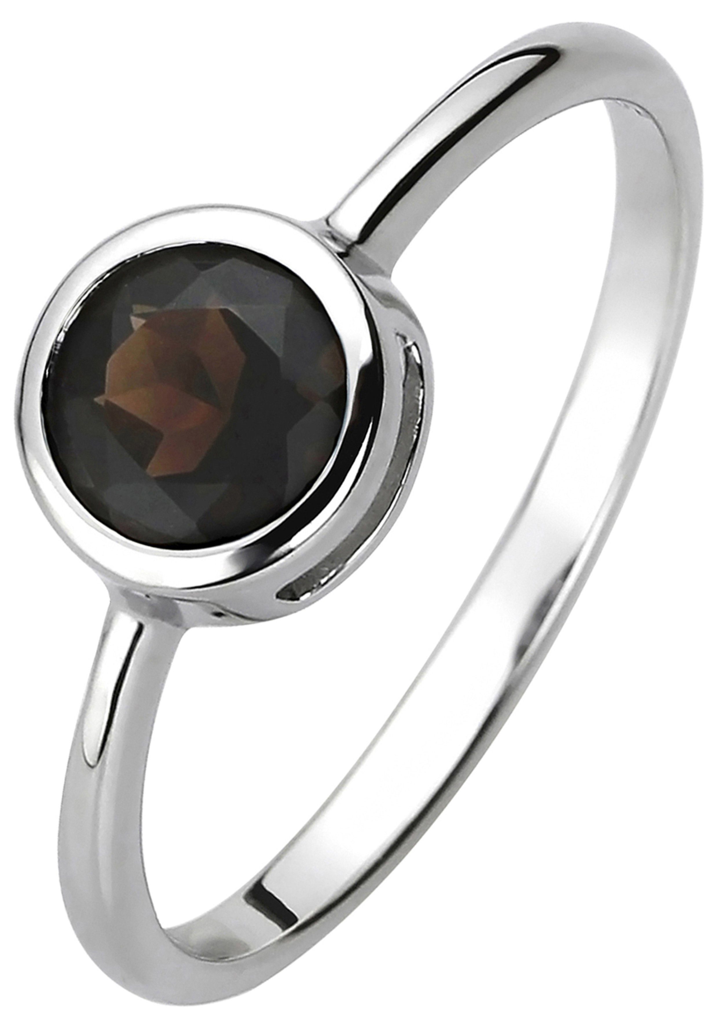 JOBO Fingerring, 925 Silber mit Rauchquarz günstig online kaufen