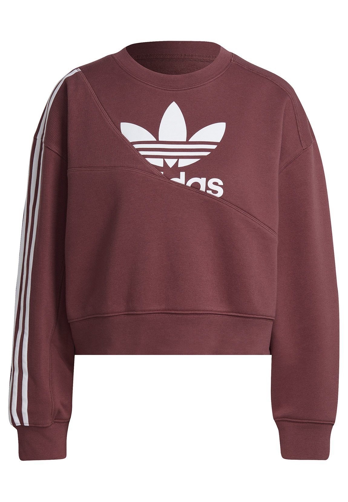 Sweater Adidas Originals Damen Sweater SWEATSHIRT HC4620 Dunkelrot