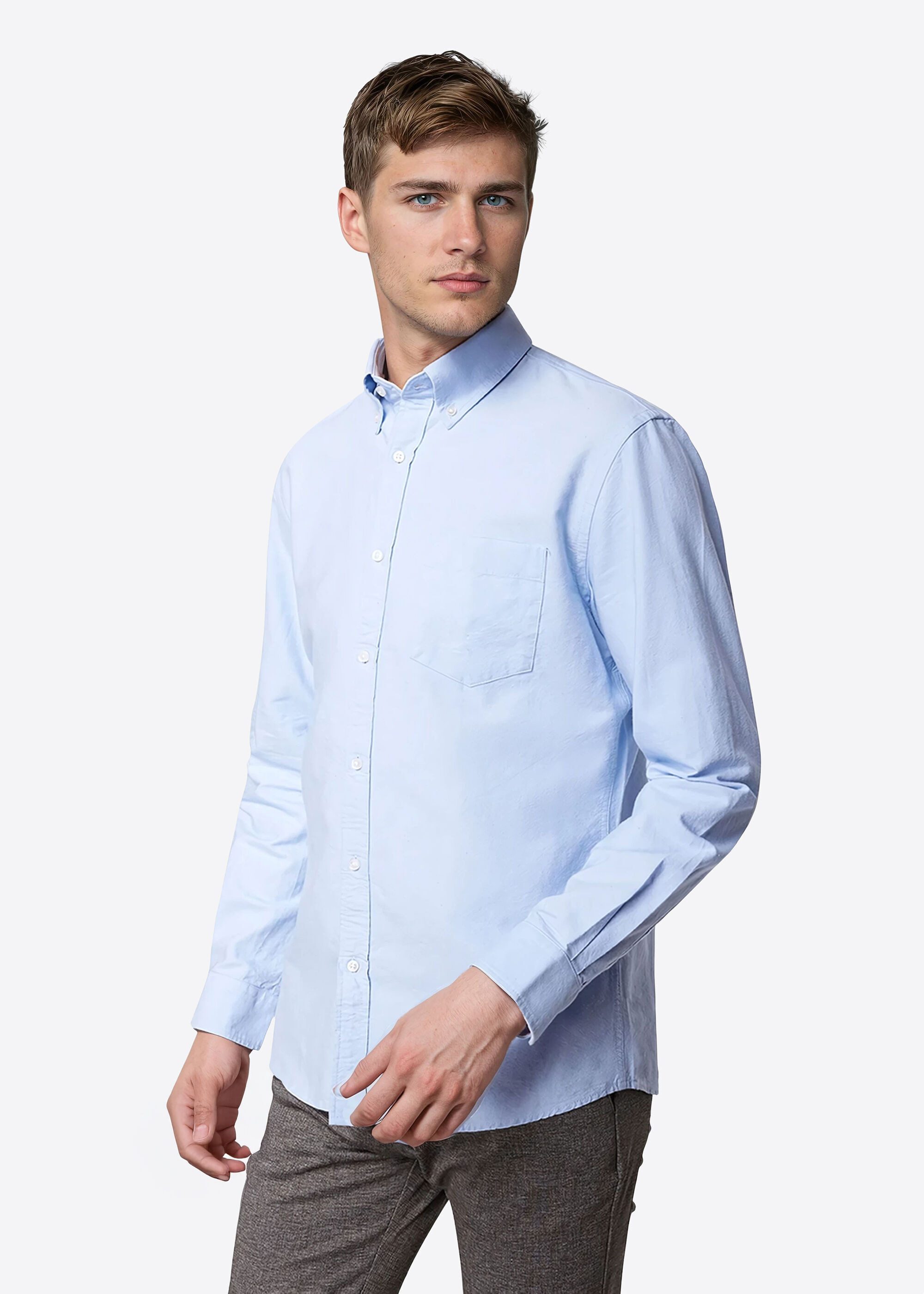 Pierre Cardin Langarmhemd mit Button-Down-Kragen günstig online kaufen