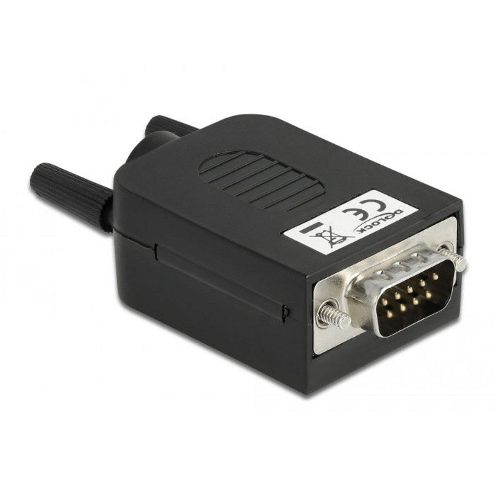 Delock Delock 66232 VGA Adapter [1x D-SUB-Stecker 9pol. - 1x Buchse] Schwarz TV-Adapter